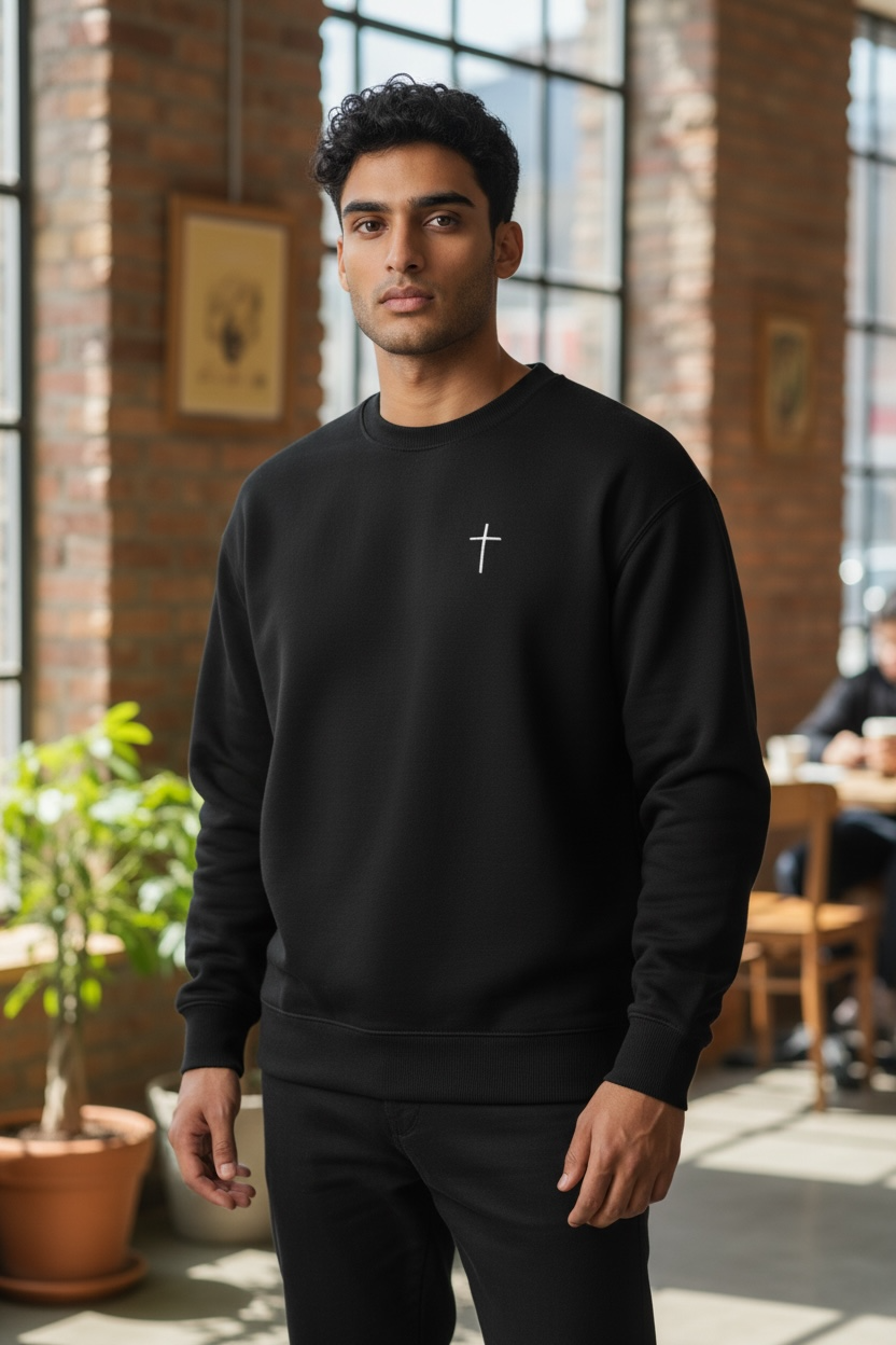 Bluza maneca lunga cu broderie Sanctis