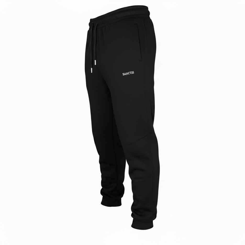 Pantaloni cu broderie Sanctis