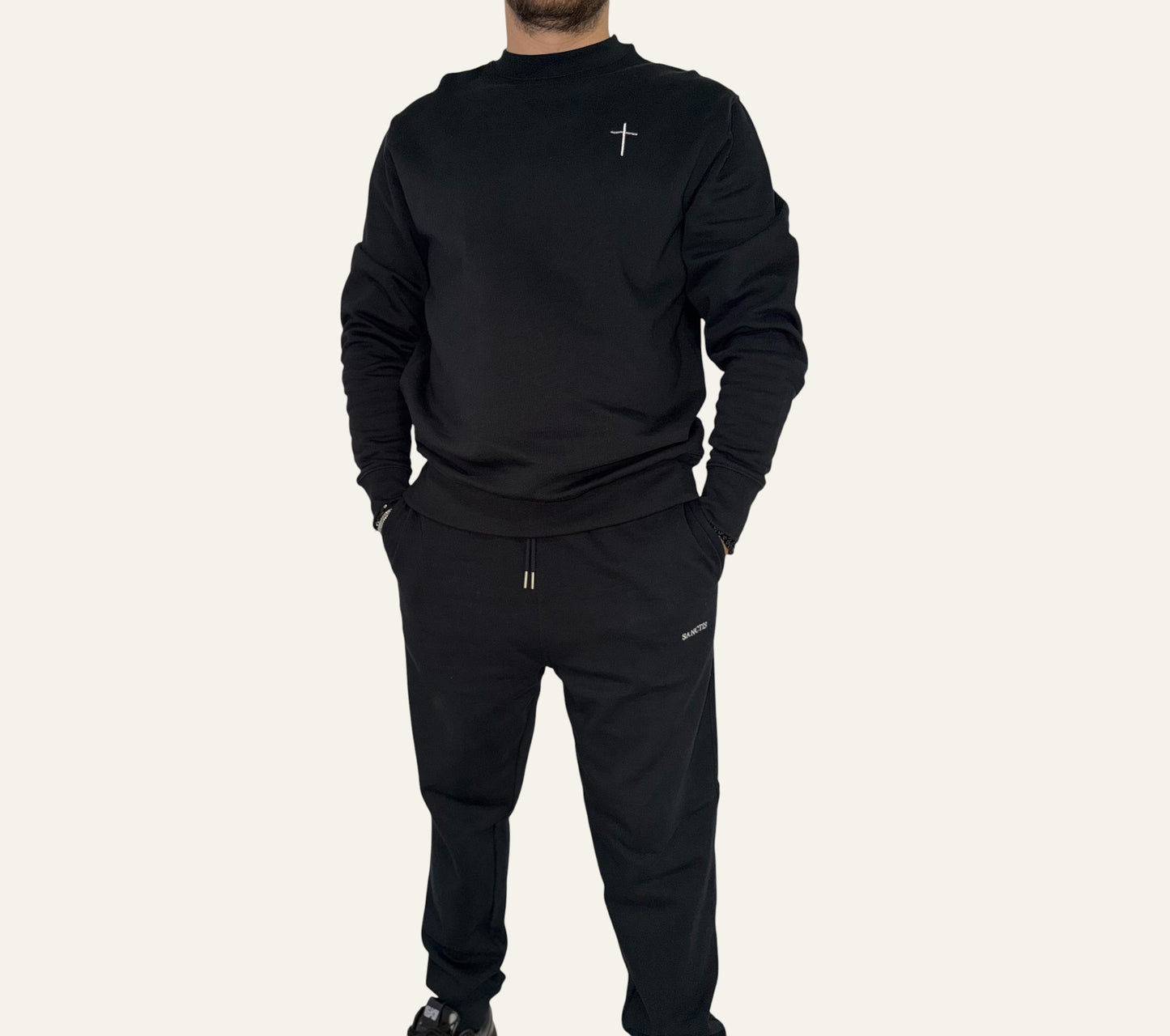 Trening cu bluza si broderie Sanctis