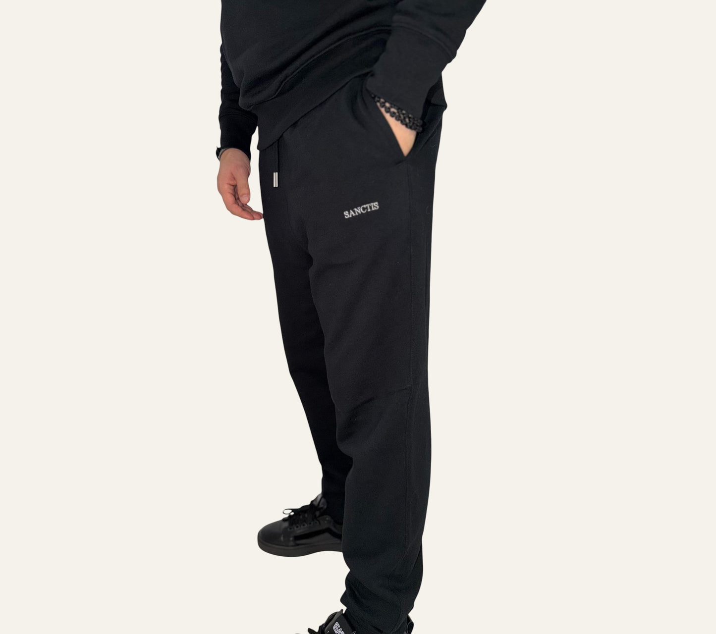 Pantaloni cu broderie Sanctis