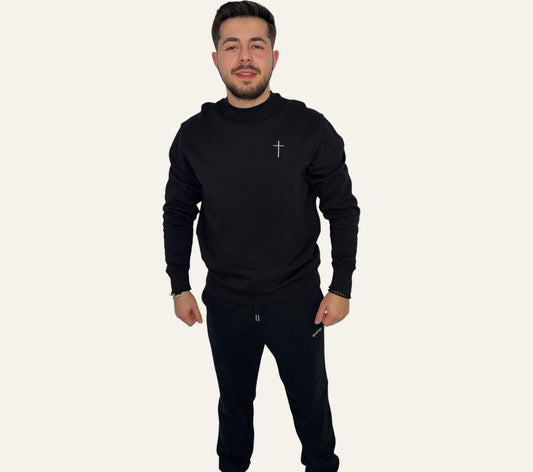 Trening cu bluza si broderie Sanctis