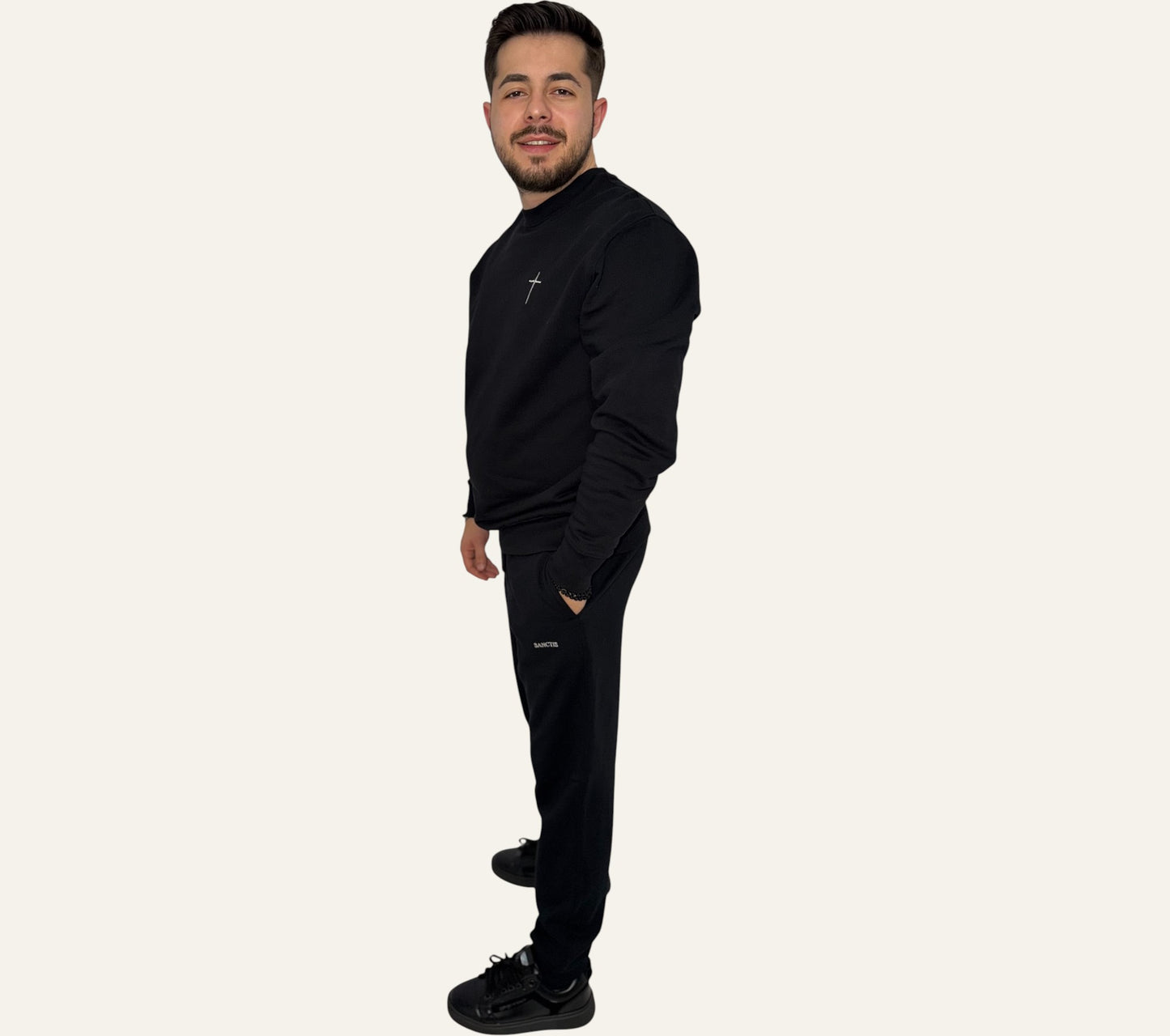 Trening cu bluza si broderie Sanctis