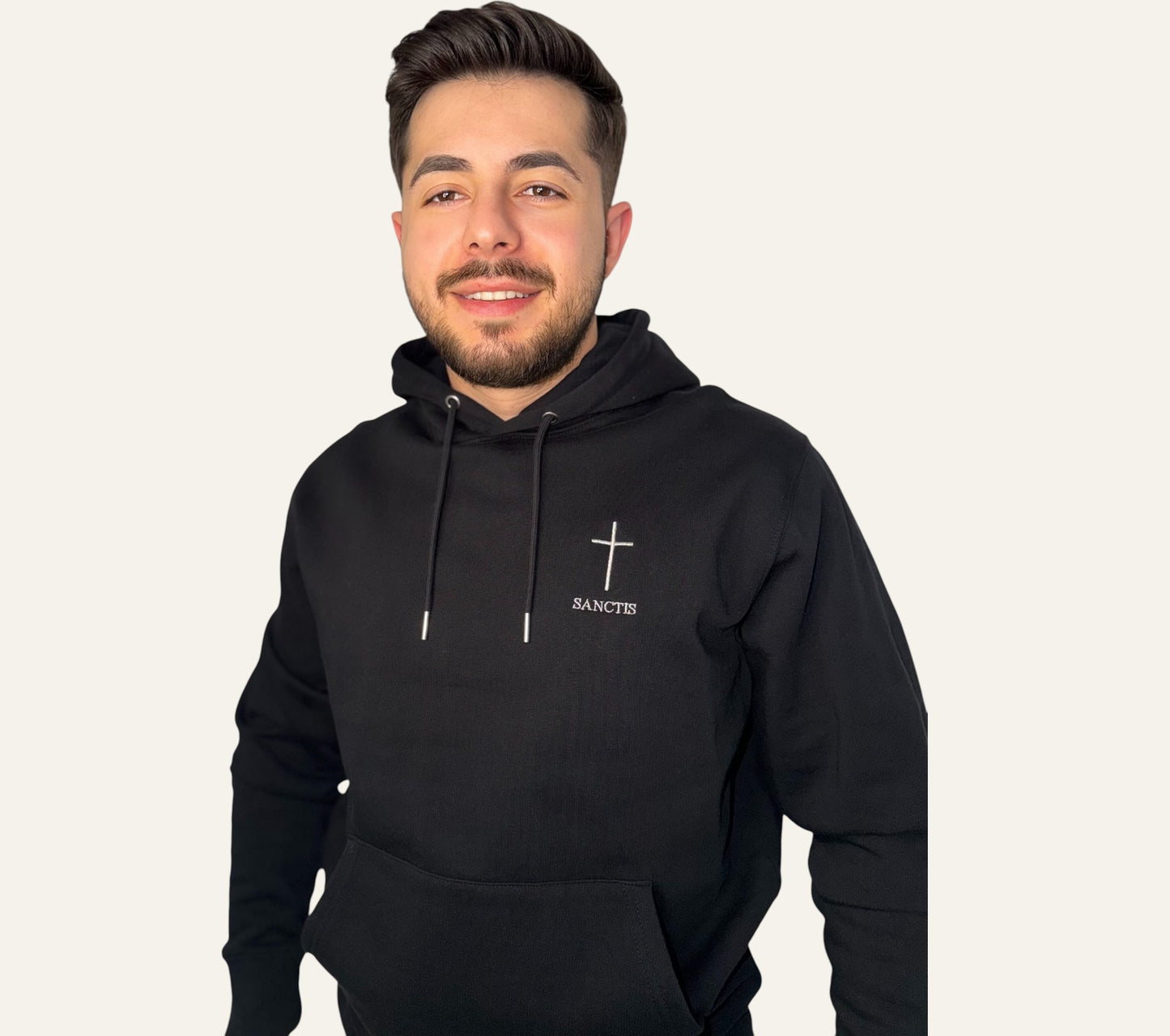 Hanorac maneca lunga si broderie Sanctis